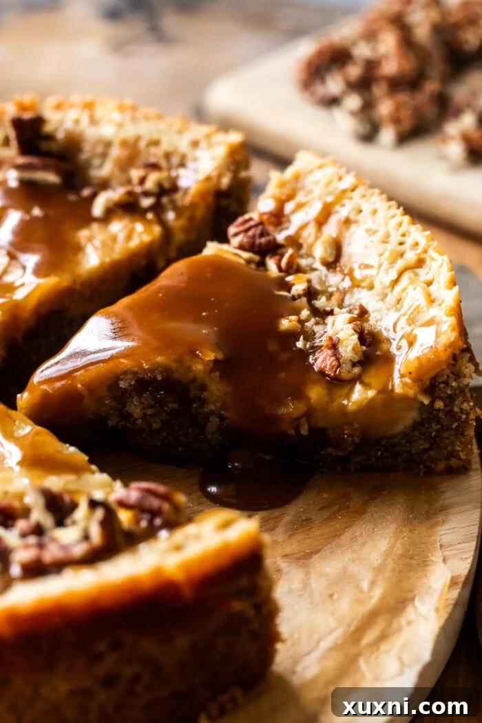 slice of pecan butter cake