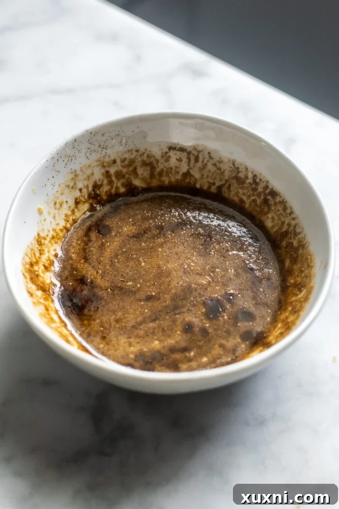 Flaxseed coffee mixture for vegan brownies