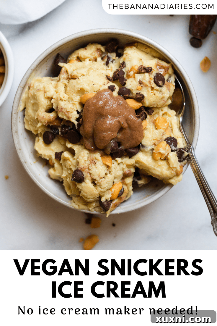pinterest image for homemade vegan ice cream