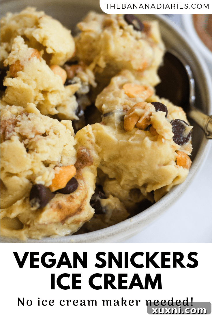 pinterest image for homemade vegan ice cream