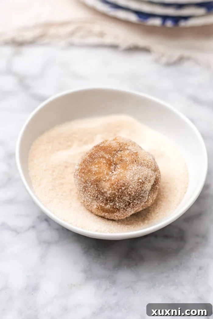 rolling the tiramisu cookie