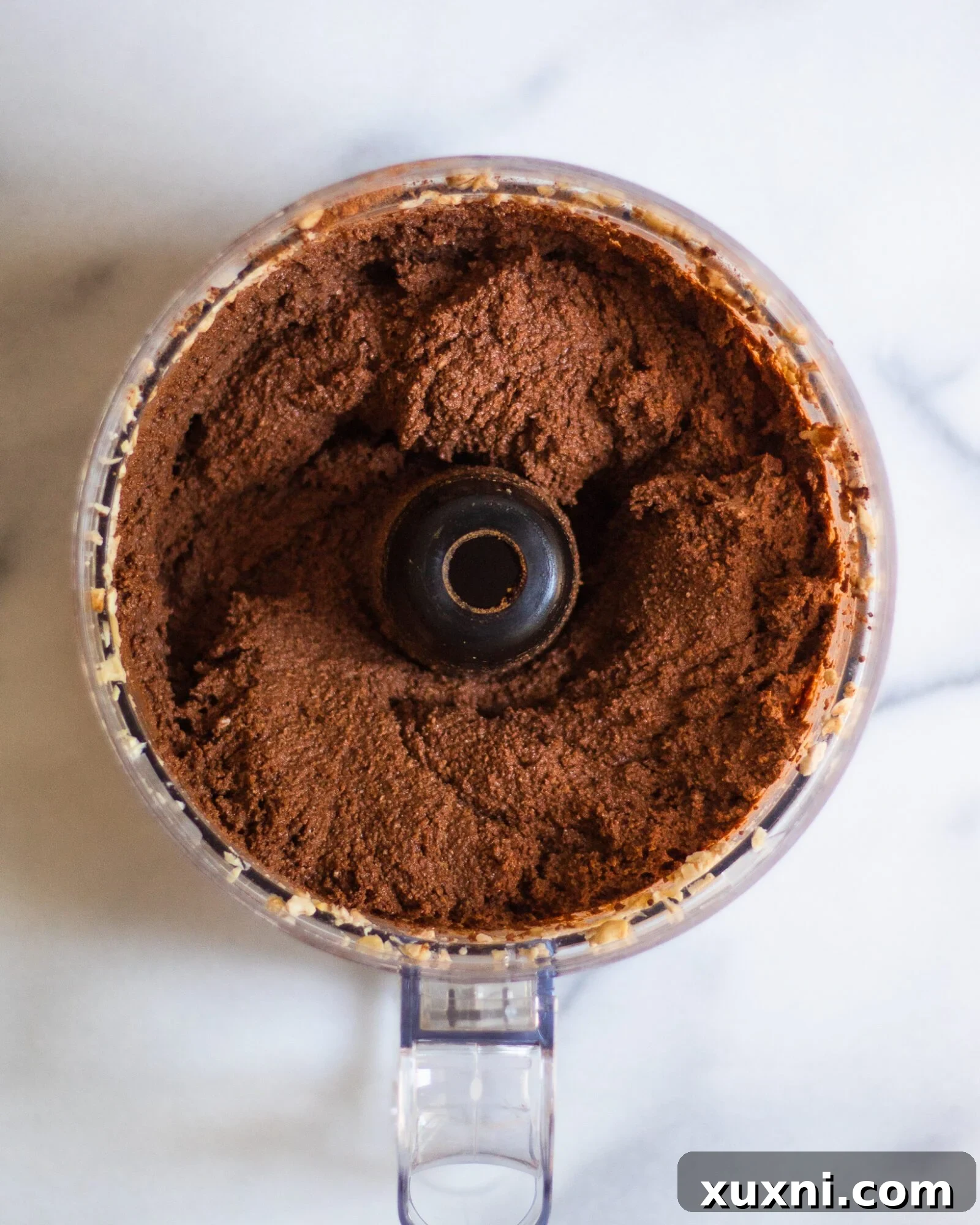 vegan chocolate pie filling after blending