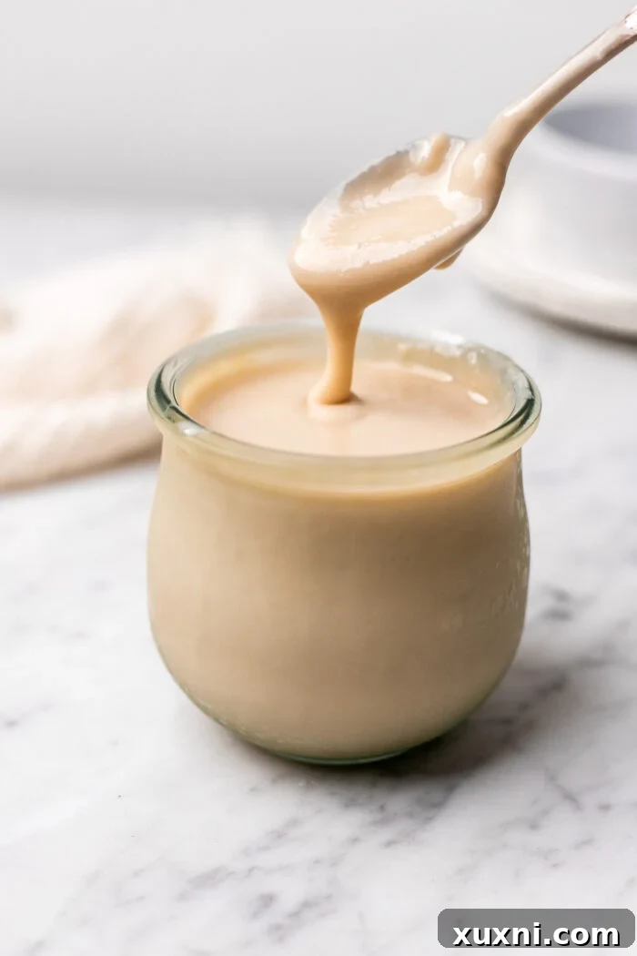 jar of sweetened condensed milk