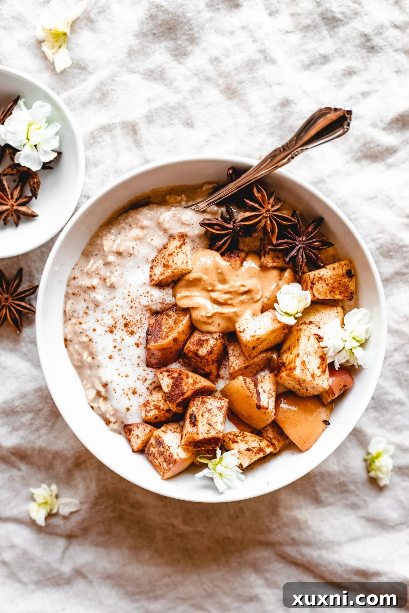 apple pie overnight oats