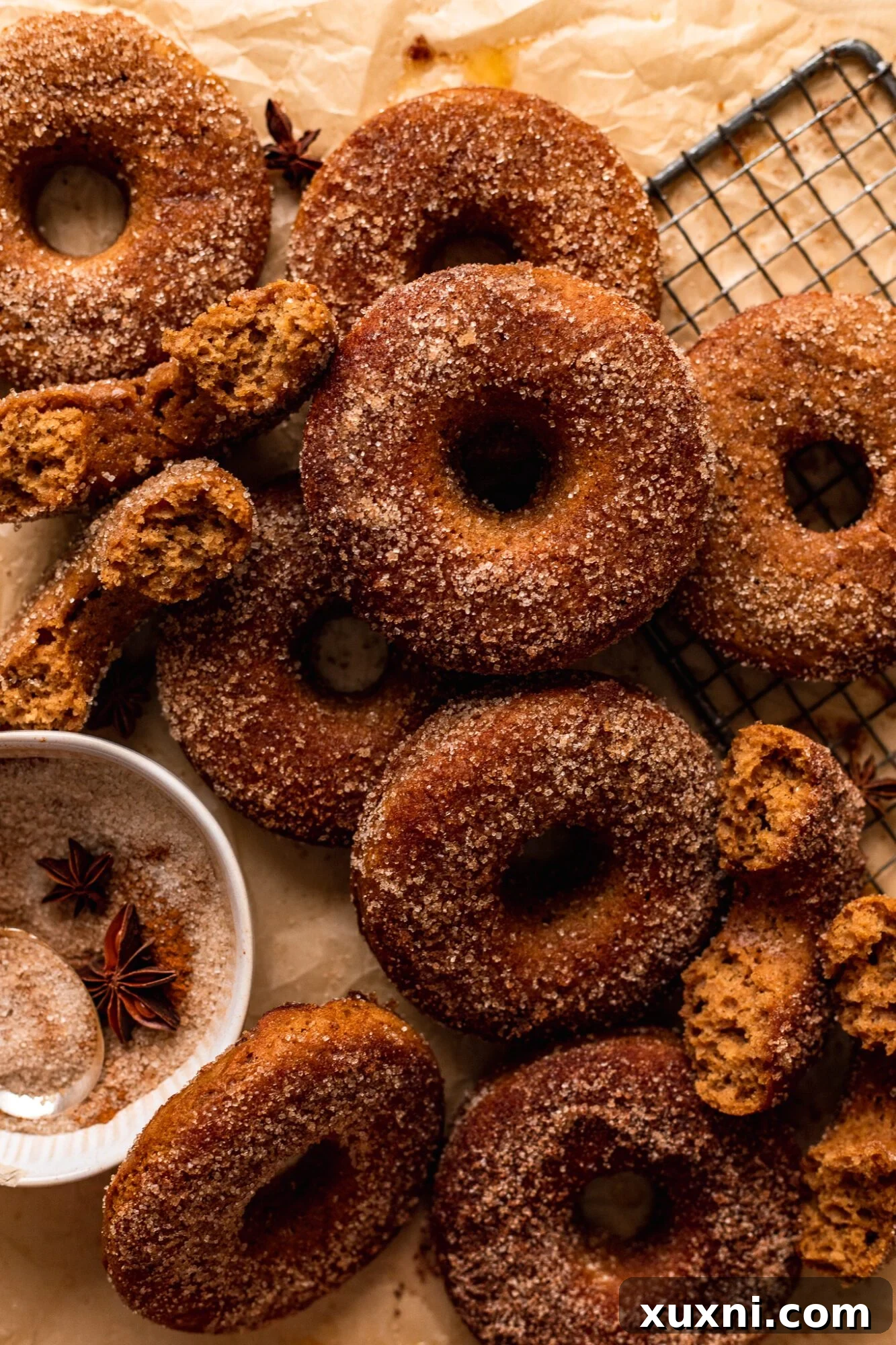 Effortless Vegan Gluten Free Cinnamon Sugar Donuts 2 Baked Vegan Cinnamon Sugar Donuts (Gluten Free!)