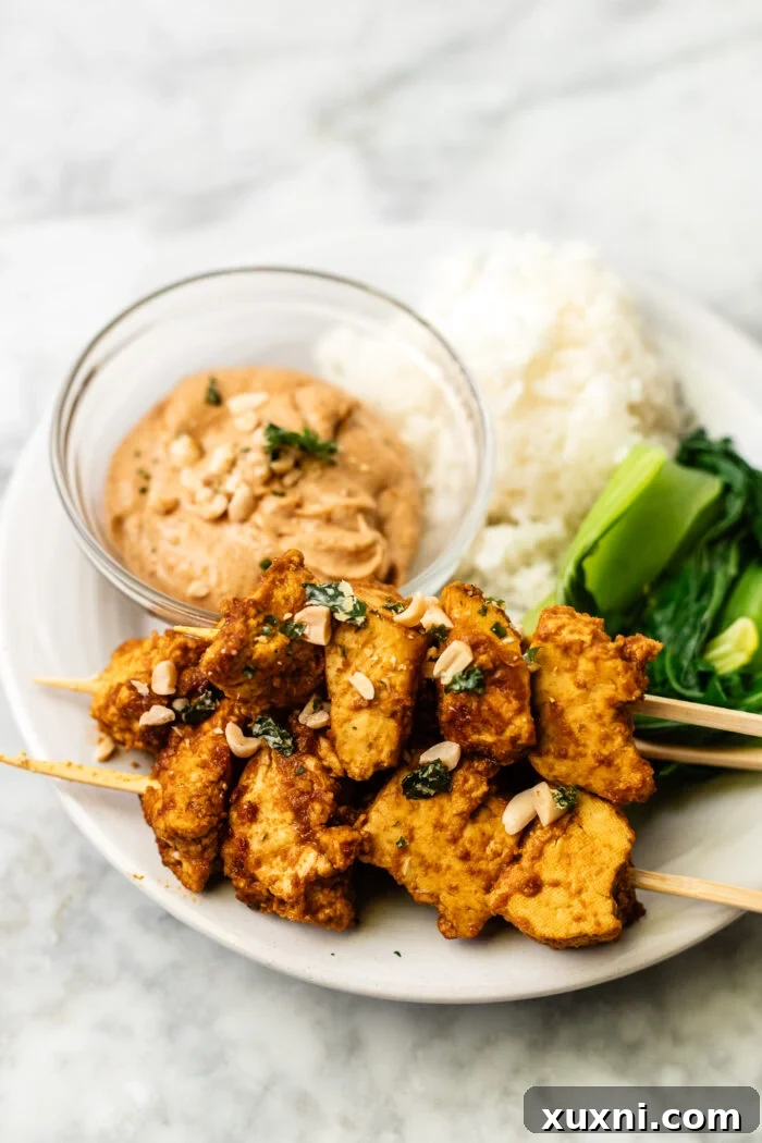 plat bof tofu satay