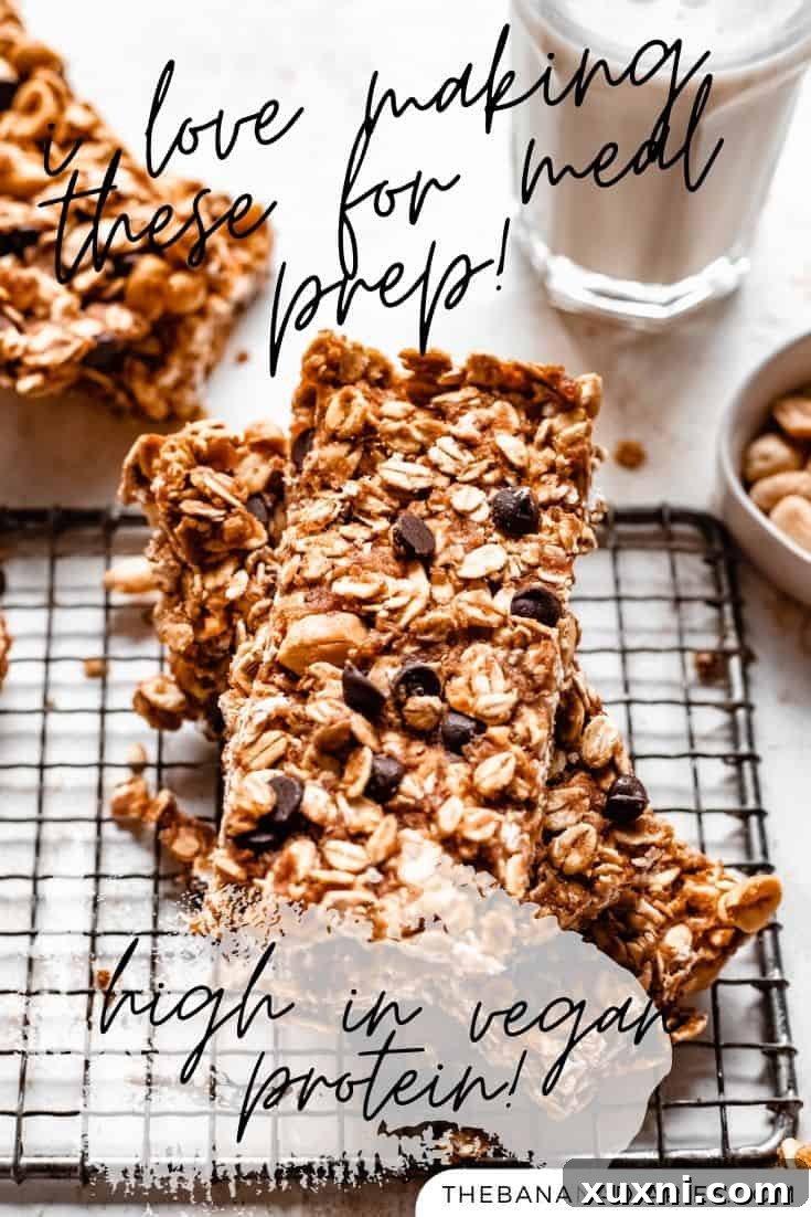 Pinterest image for healthy granola bars