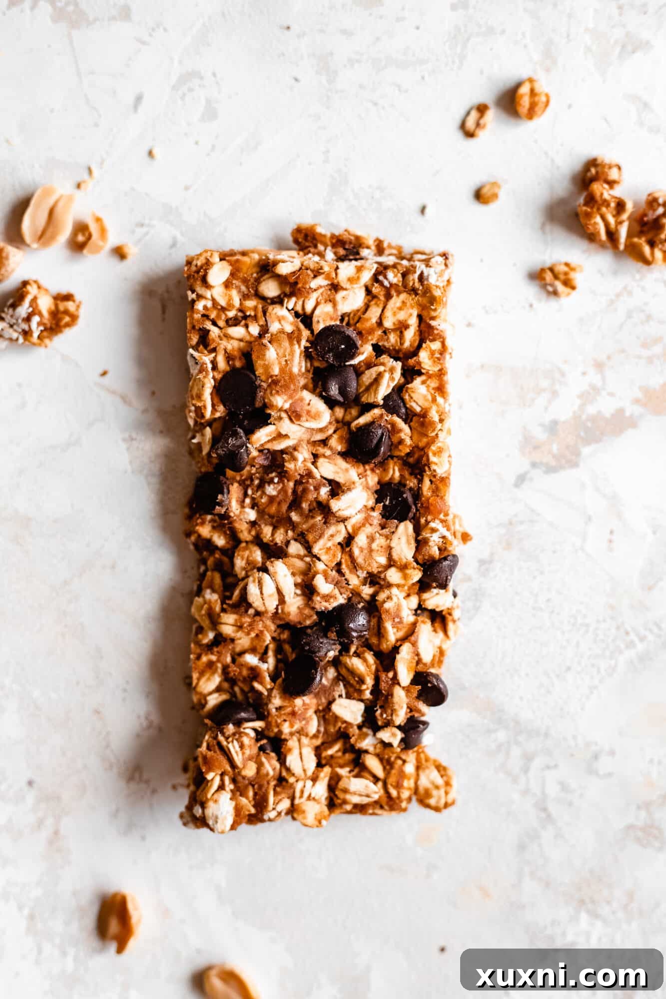 Single homemade granola bar