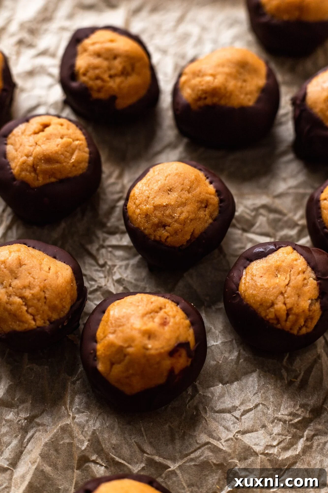 Easy Vegan Buckeye Recipe (Only 4 Ingredients! Healthy!)