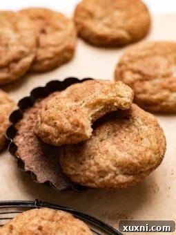 vegan snickerdoodle cookies on a plate