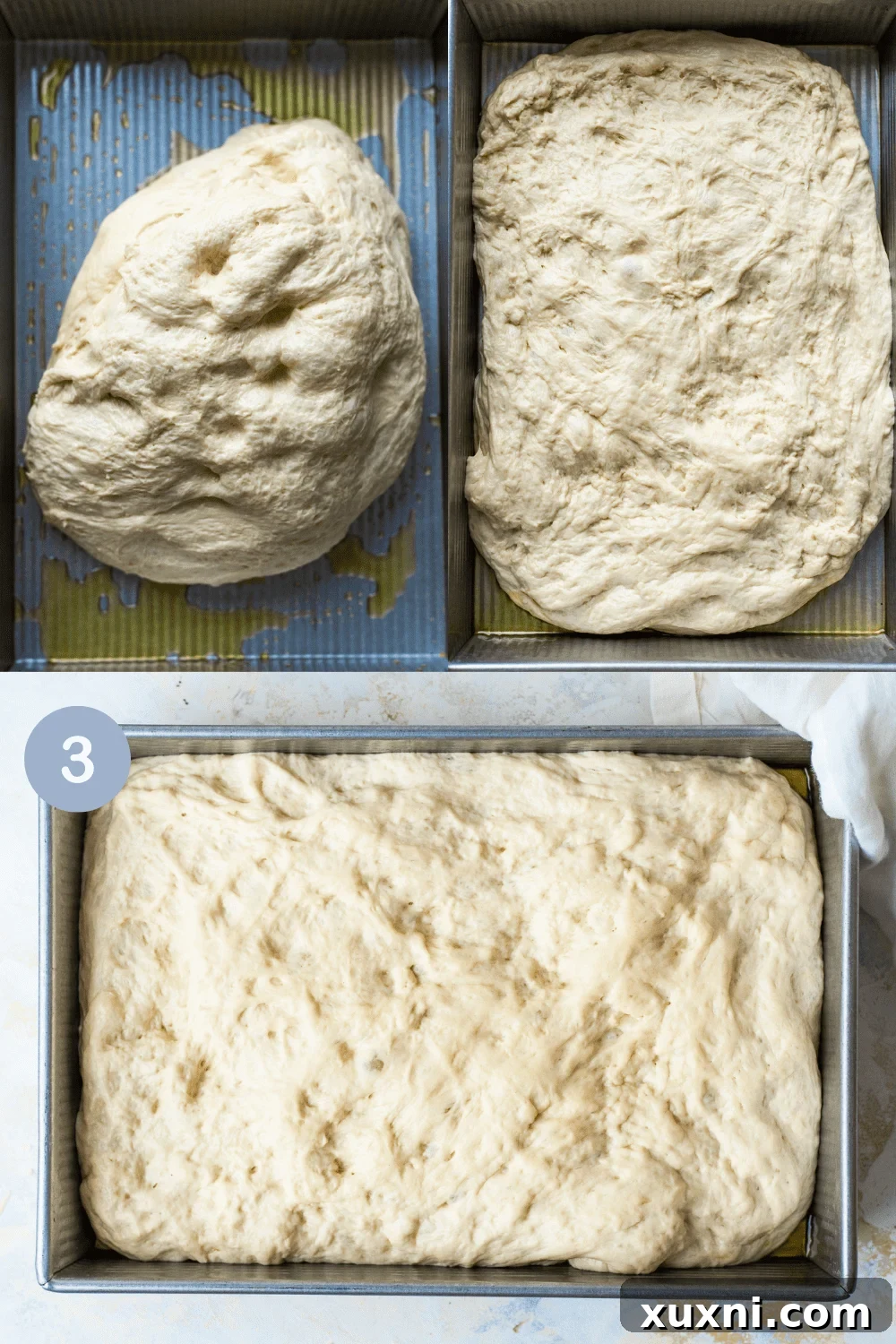 how to shape no knead focaccia