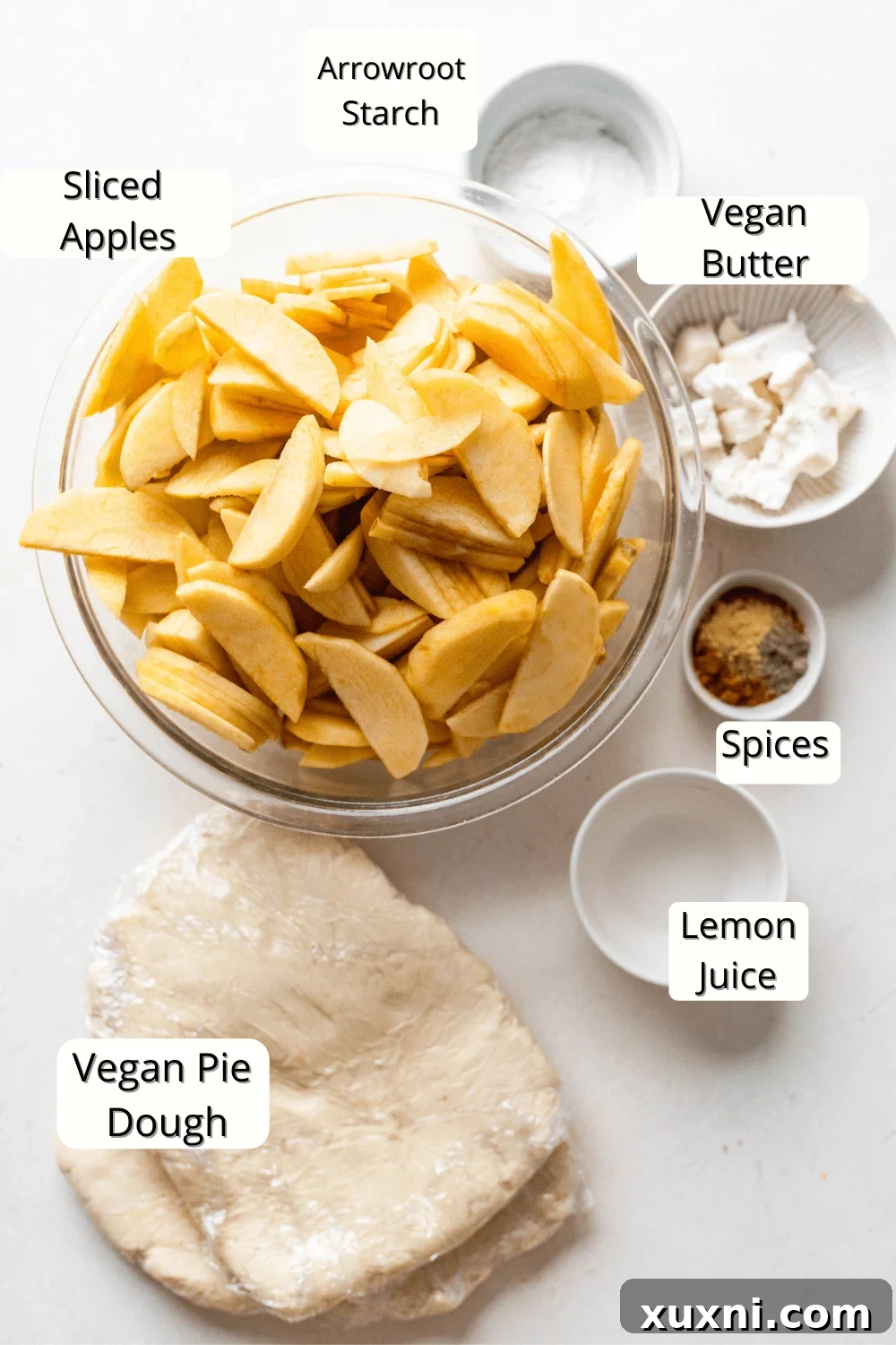 vegan apple pie ingredients