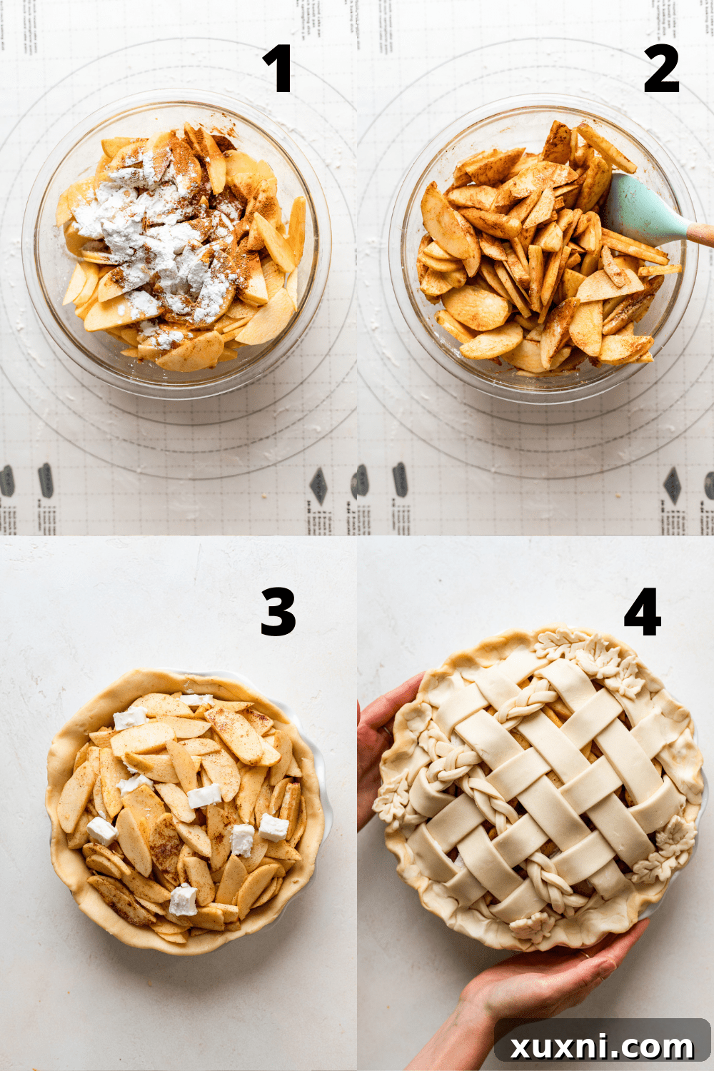 how to make a vegan healthy apple pie