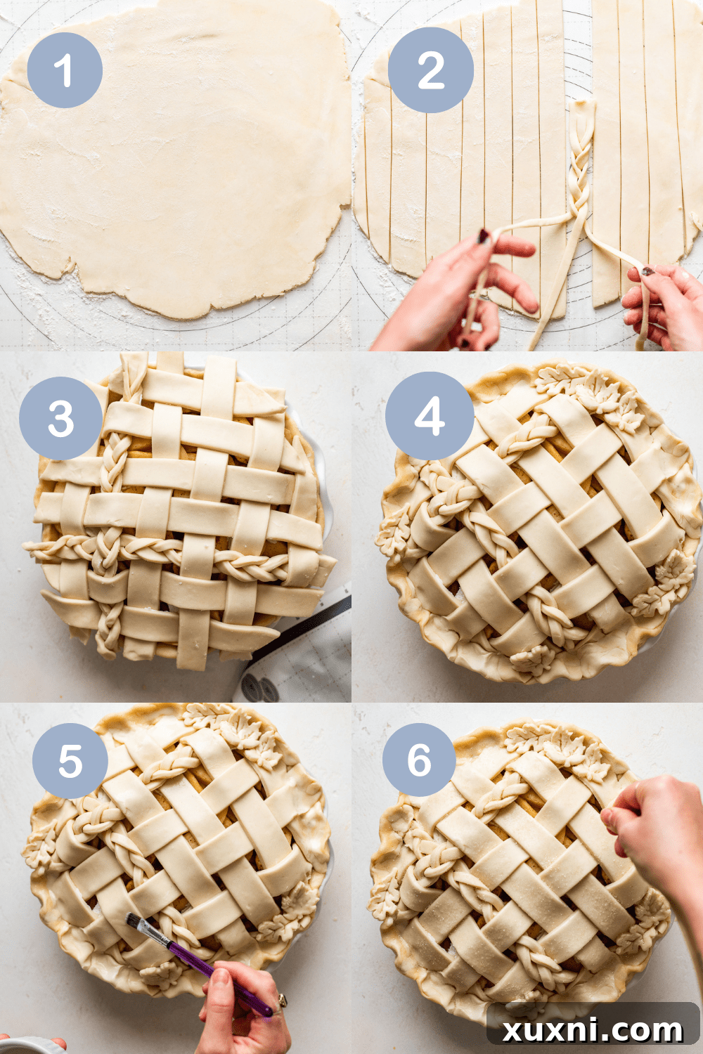 how to make a vegan lattice crust