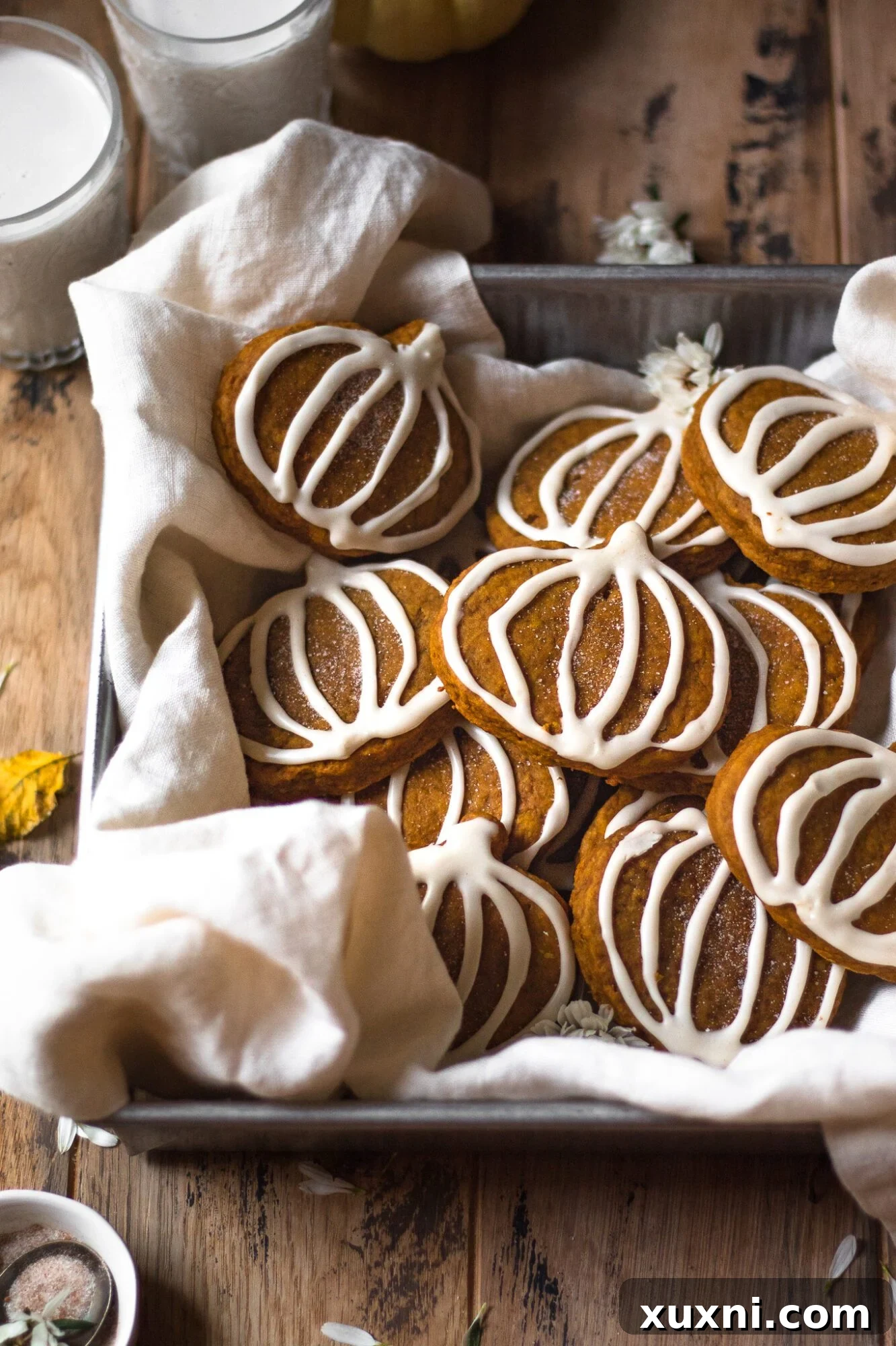 box of assorted sugar cookies