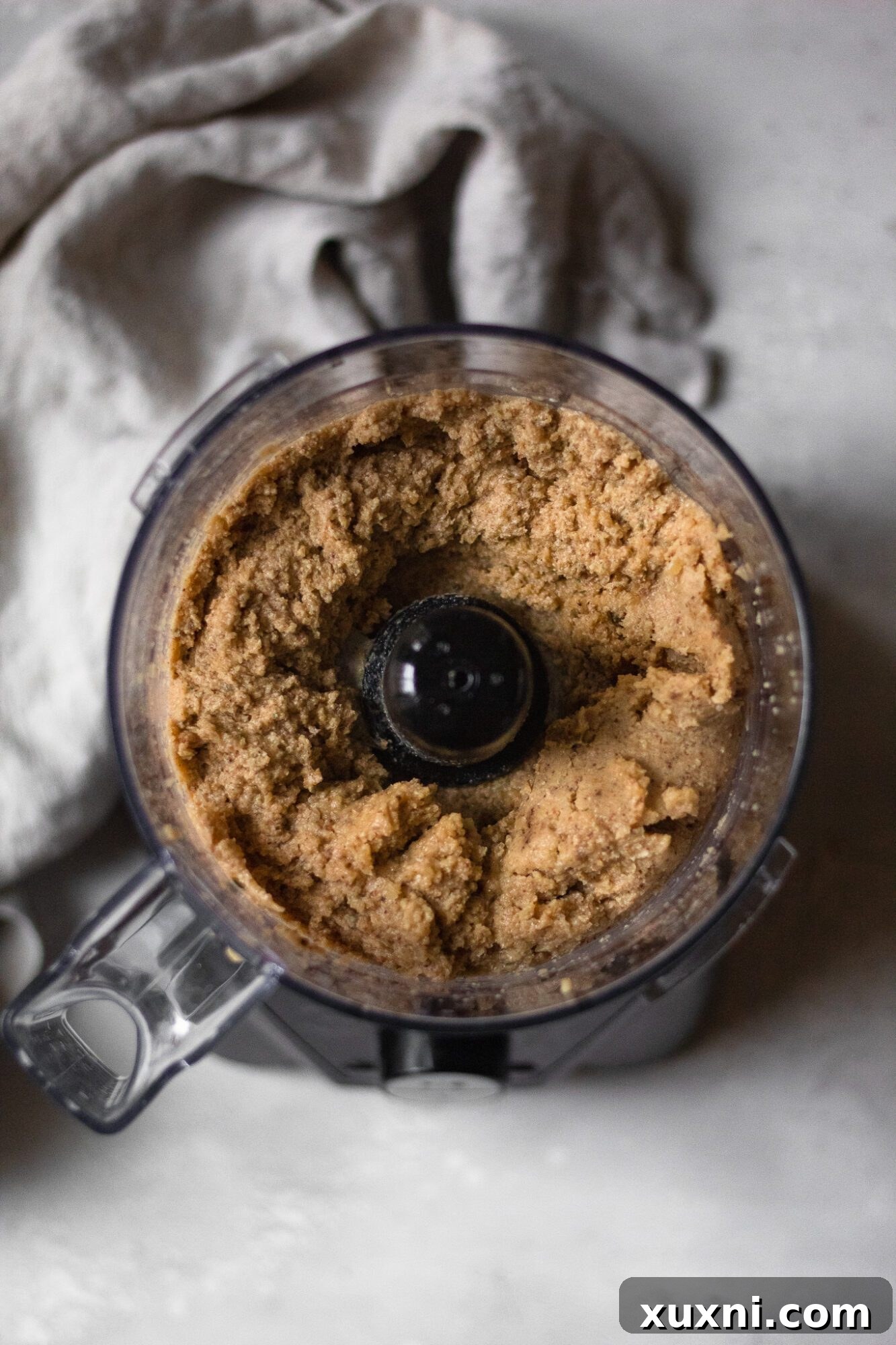 overhead of the cauliflower mash