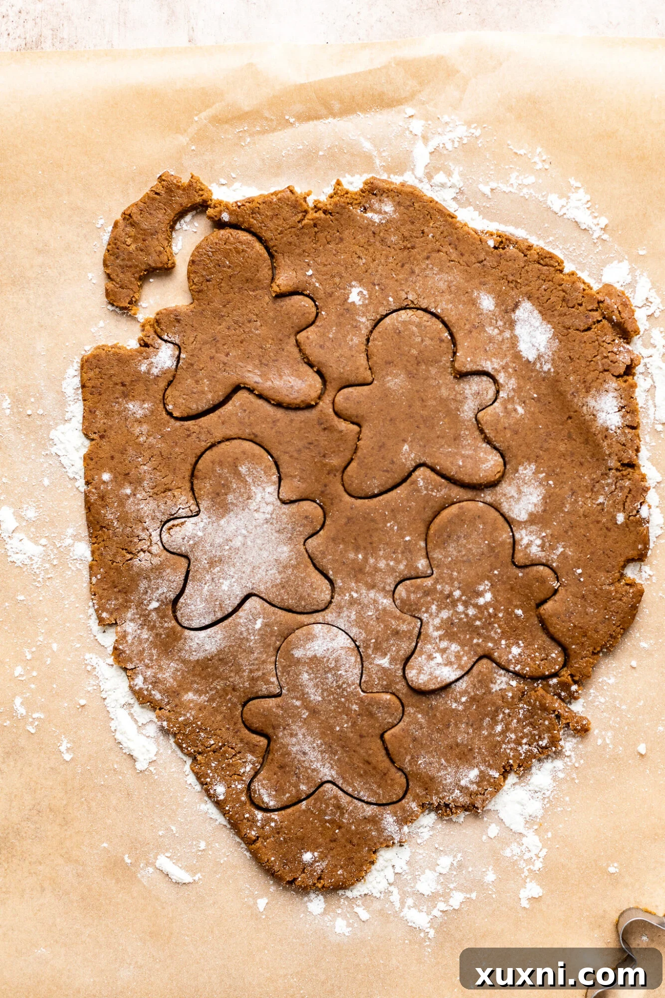 vegan gingerbread cookie cut outs