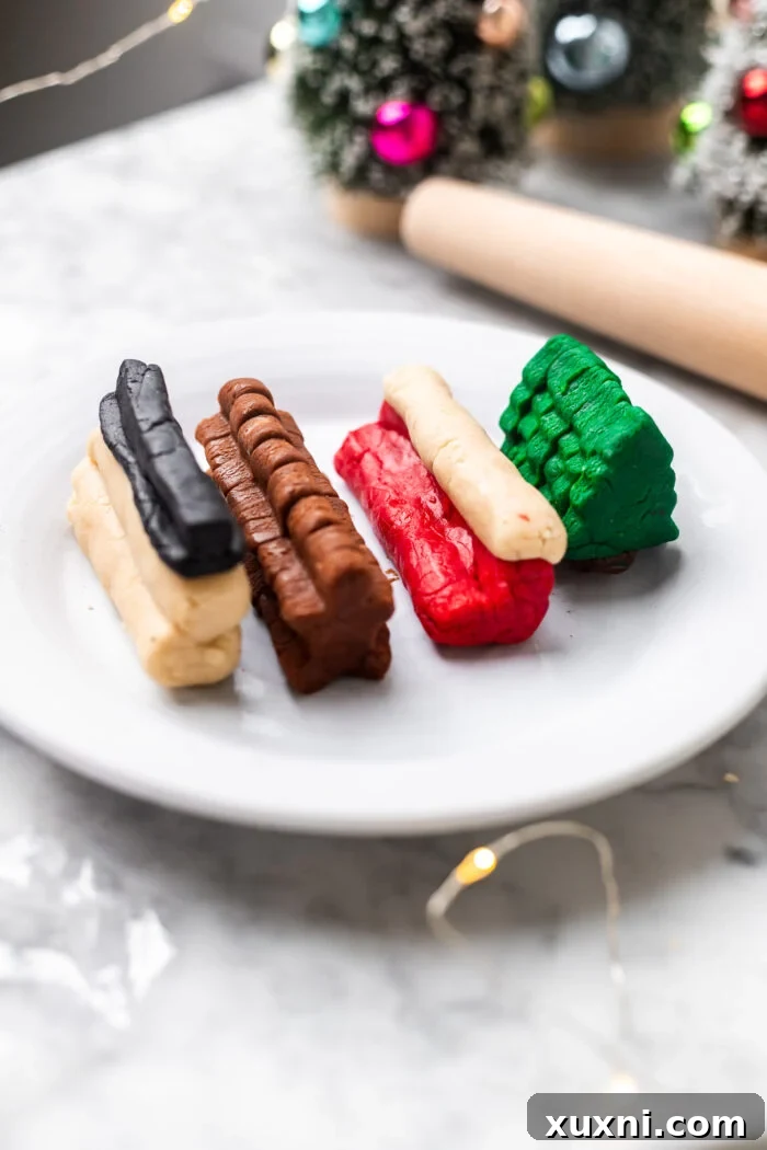shaped cookies on a plate