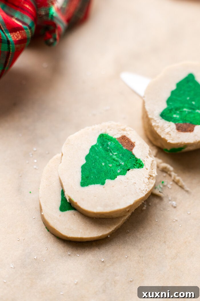 christmas tree sugar cookies