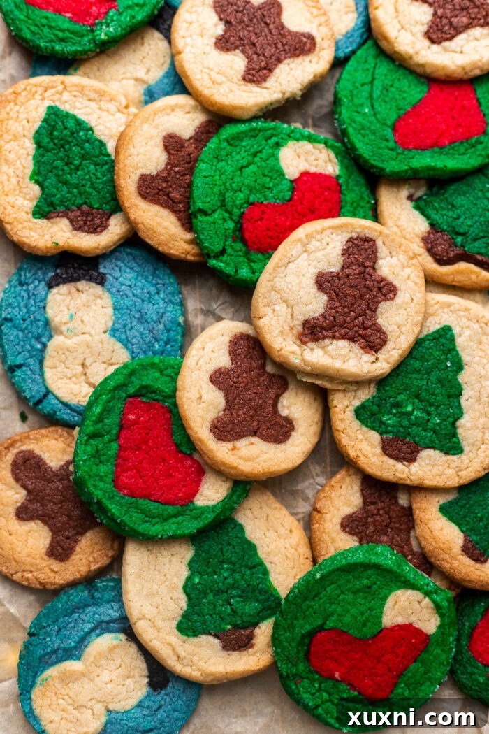 close up of vegan holiday cookies