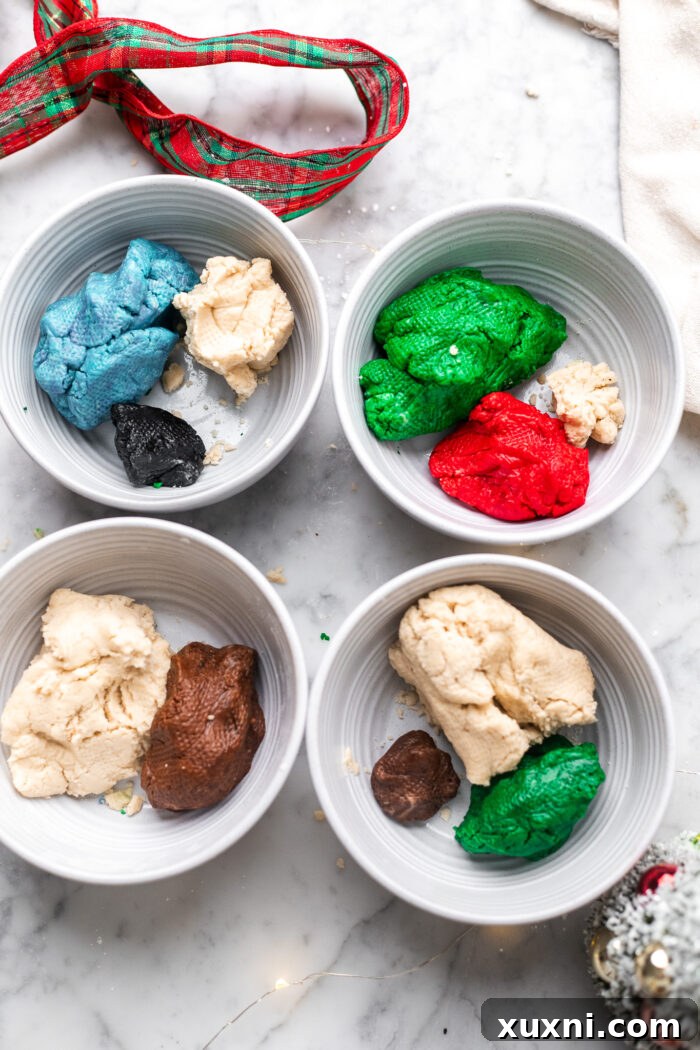 colored pillsbury dough