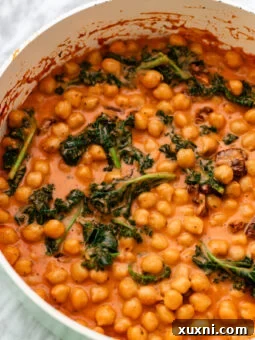marry me chickpeas in a saucepan