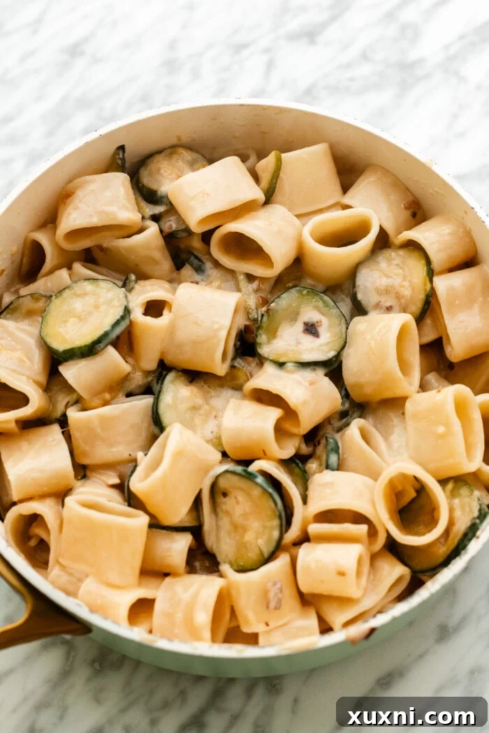 finishing the pasta