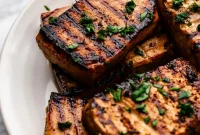 Juicy Grilled Balsamic Marinated Tofu Recipe