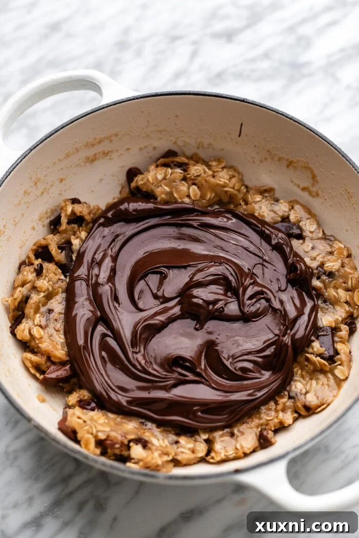 filled cookie skillet