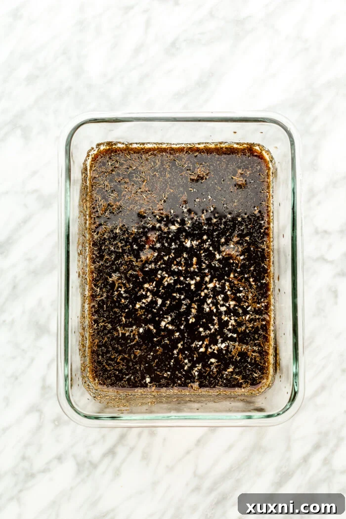 Juicy Grilled Balsamic Marinated Tofu Recipe 4 marinade in container