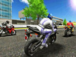 Motociclista 3-d